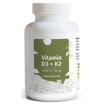 Vitamin D3 2000 I.E. mit 100 μg Vitamin K2